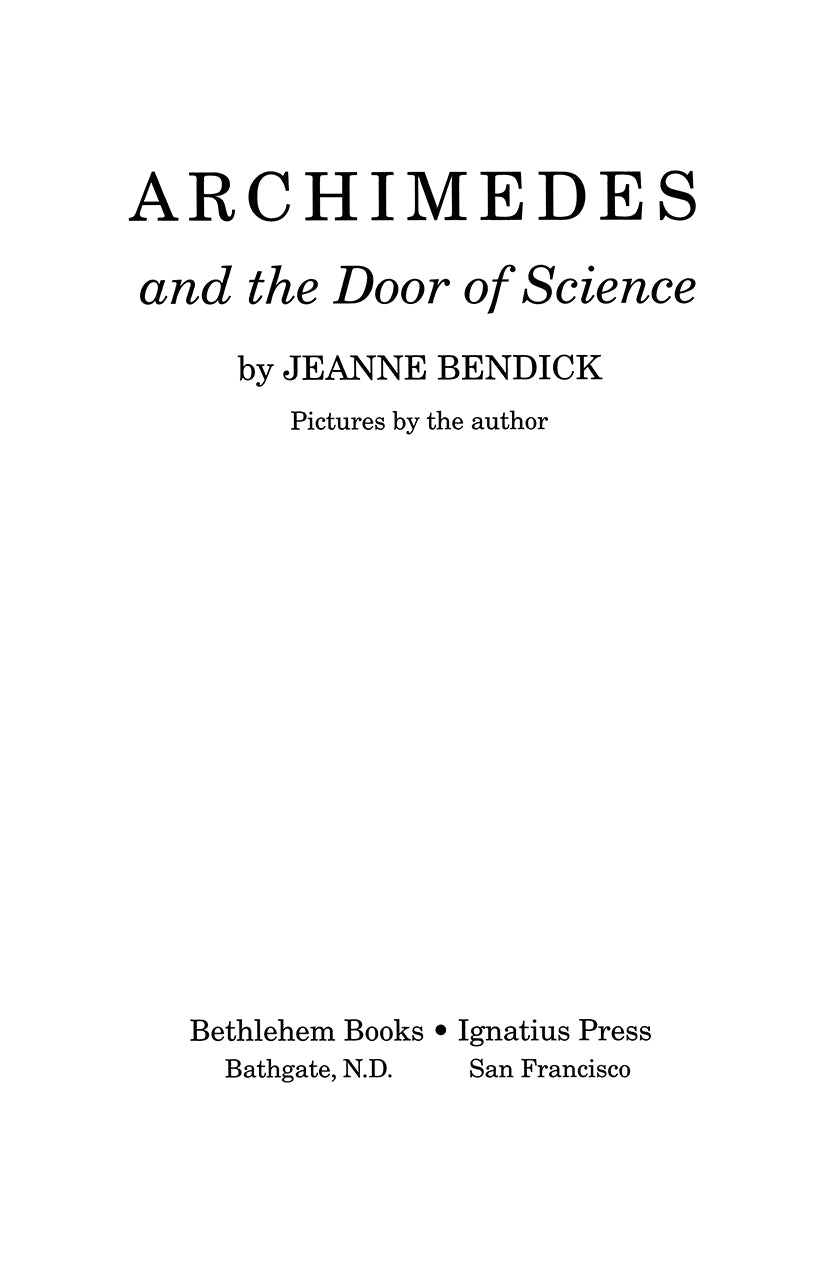 Archimides and the Door of Science