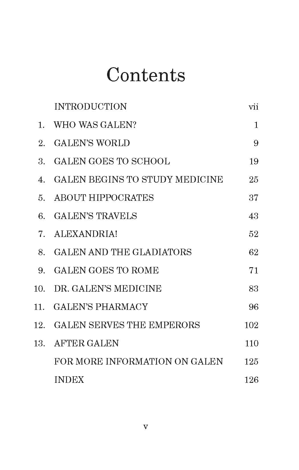 Galen and the Gateway to Medicine