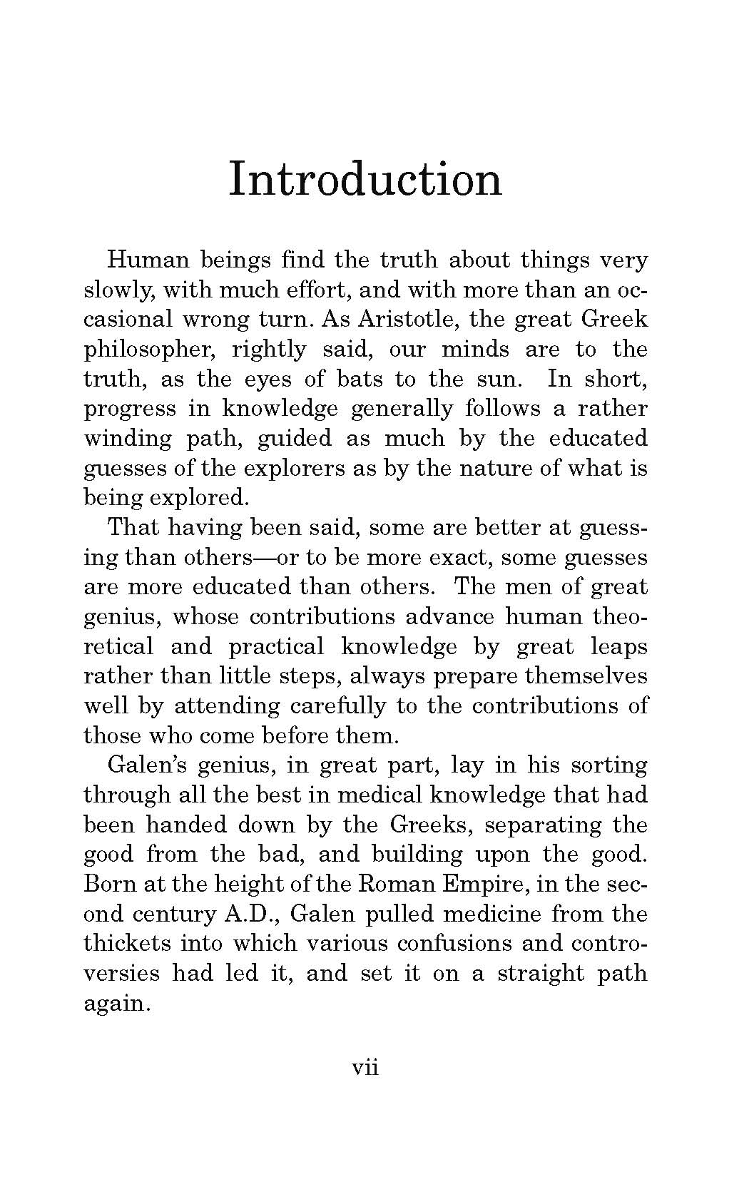 Galen and the Gateway to Medicine