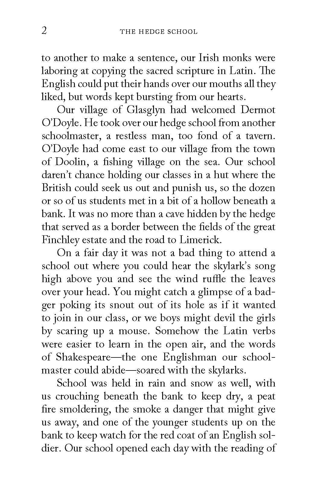 The Hedge School