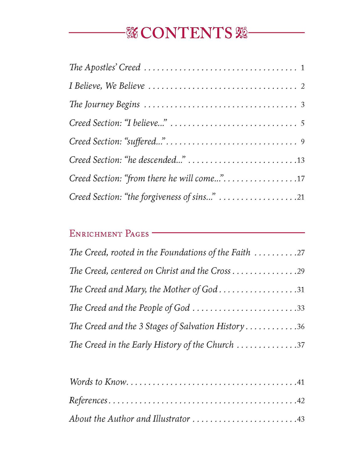 I Believe, We Believe: An Illustrated Journey through the Apostles' Creed