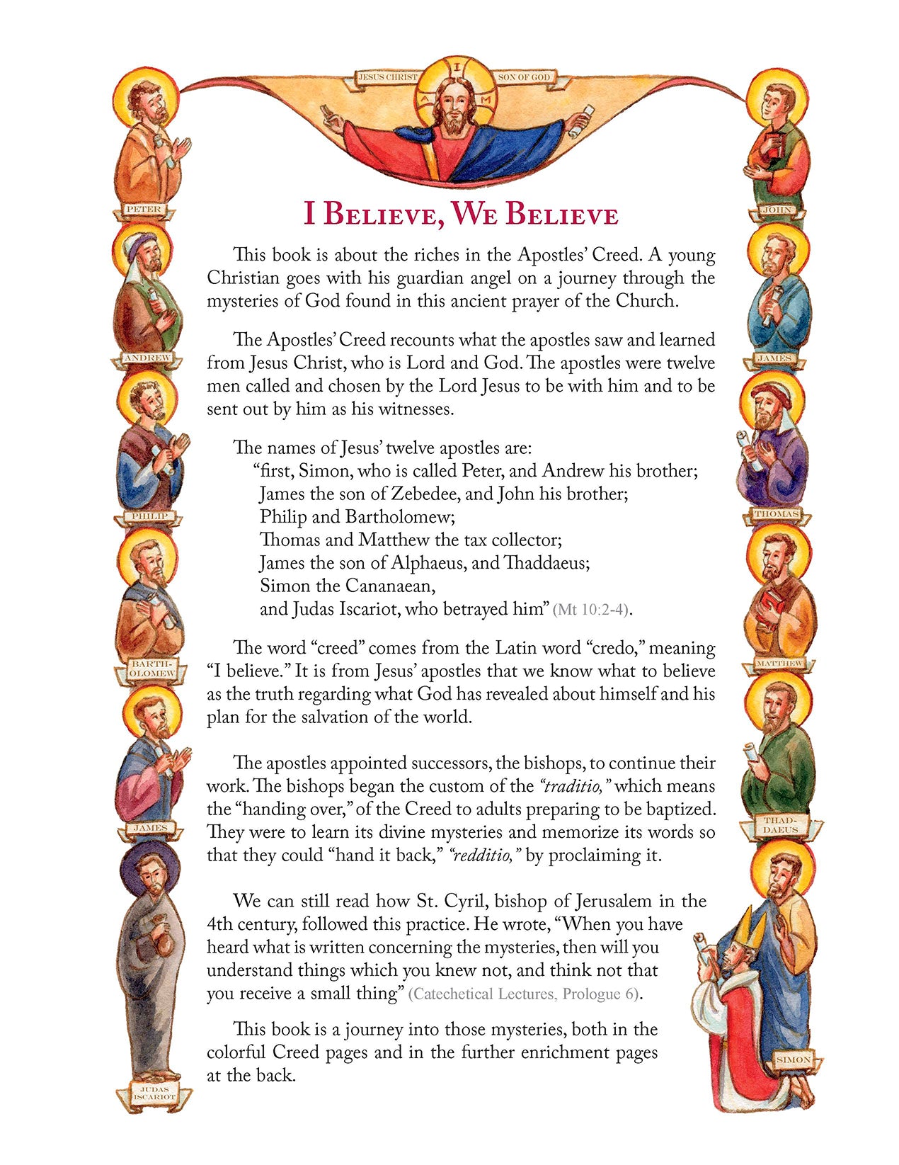 I Believe, We Believe: An Illustrated Journey through the Apostles' Creed