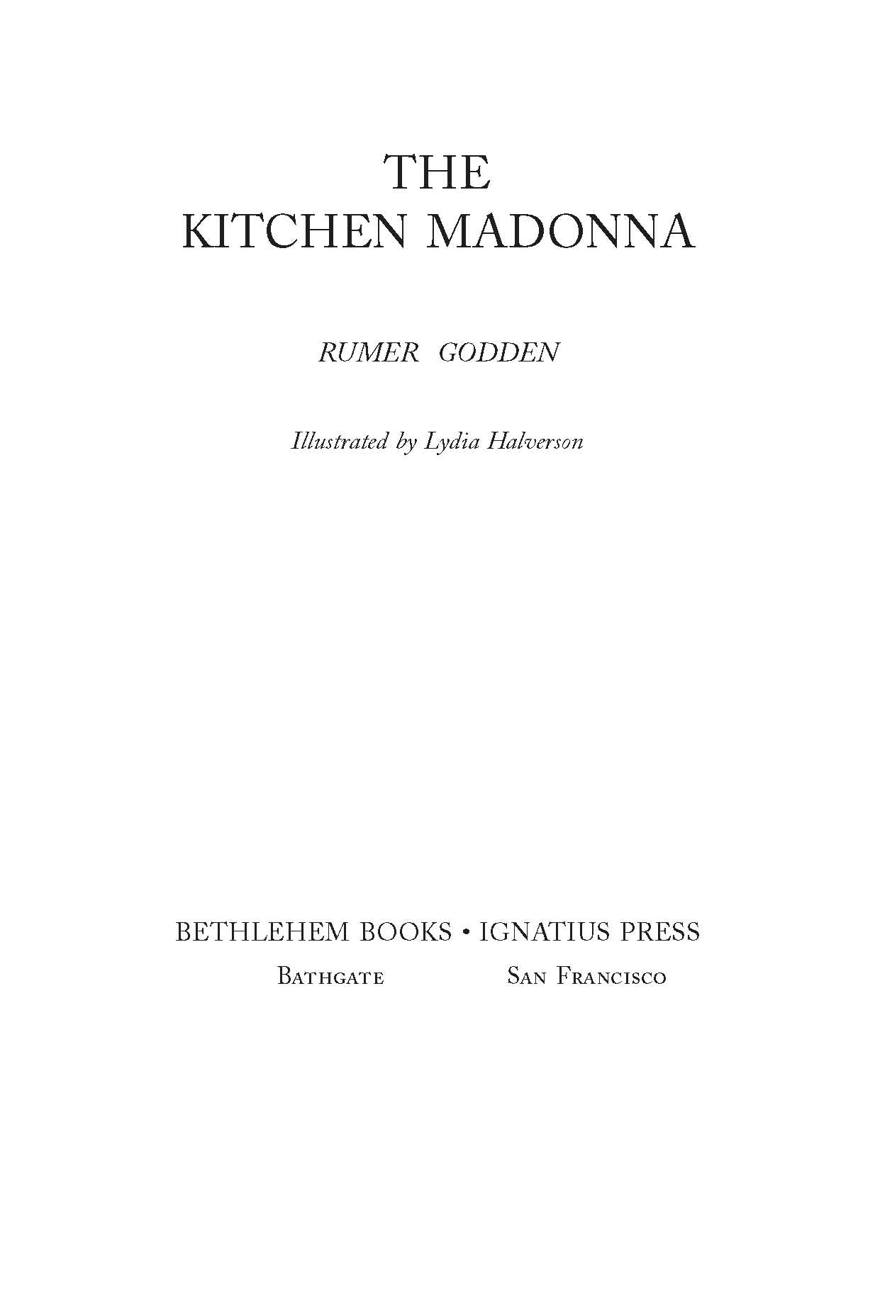 The Kitchen Madonna