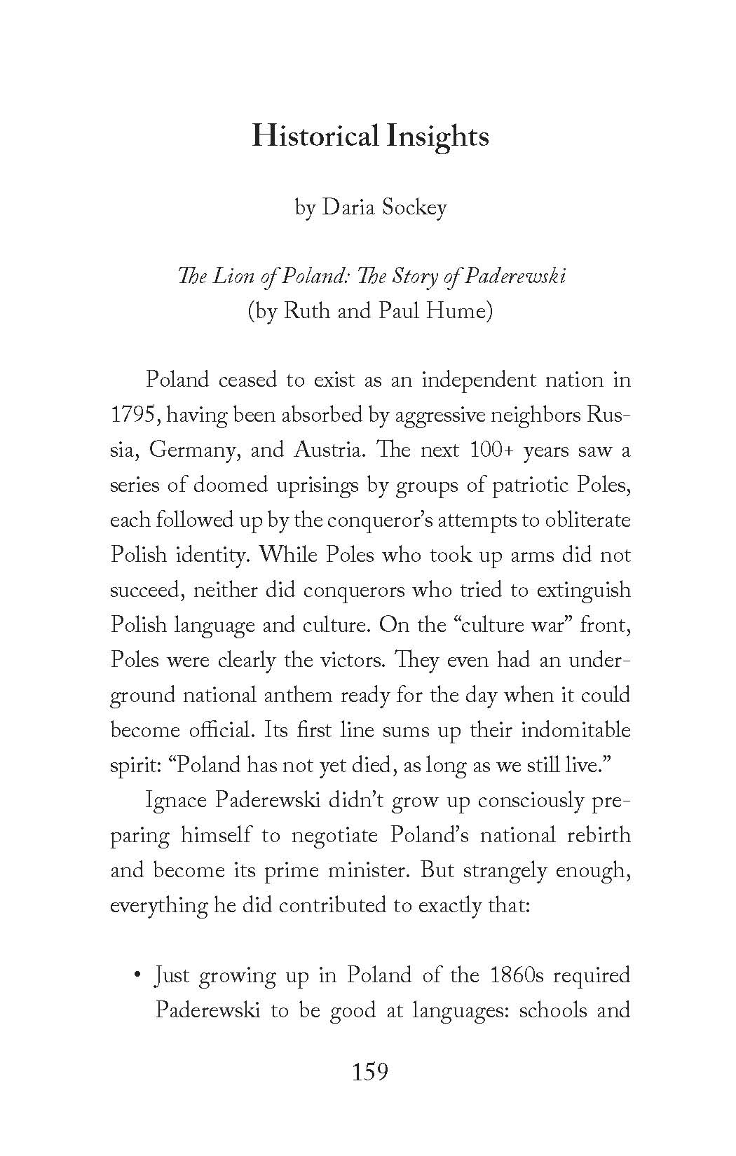 The Lion of Poland: The Story of Paderewski