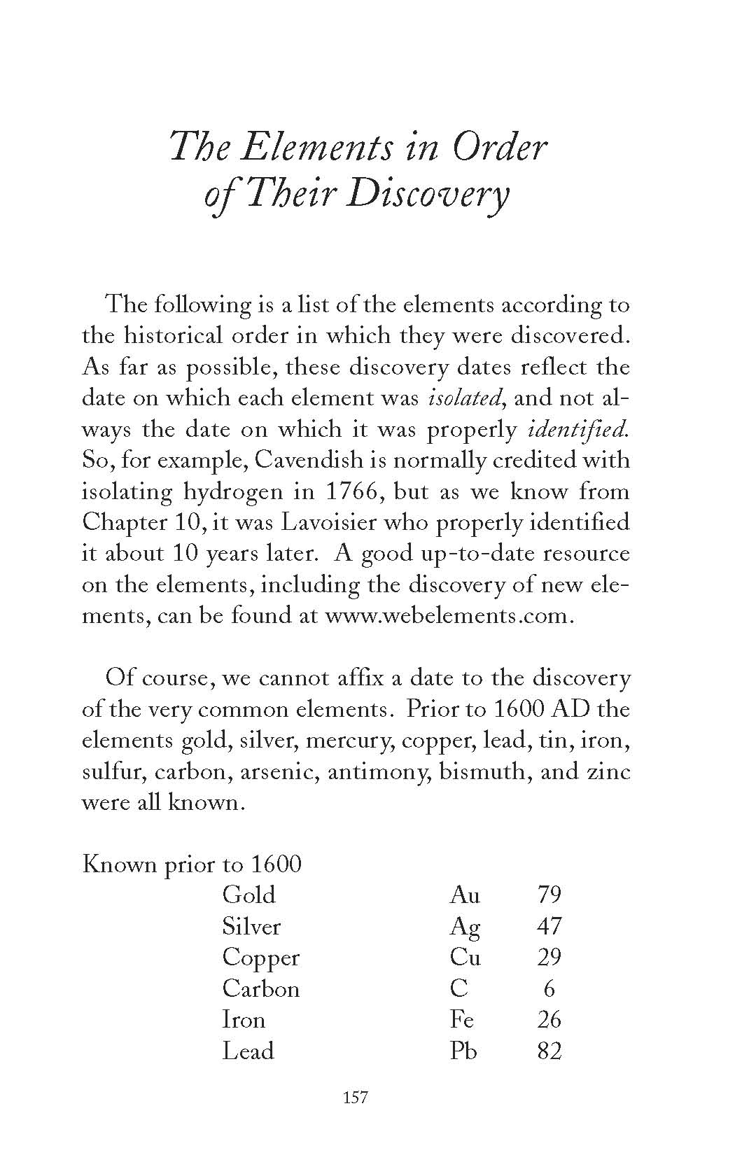 The Mystery of the Periodic Table