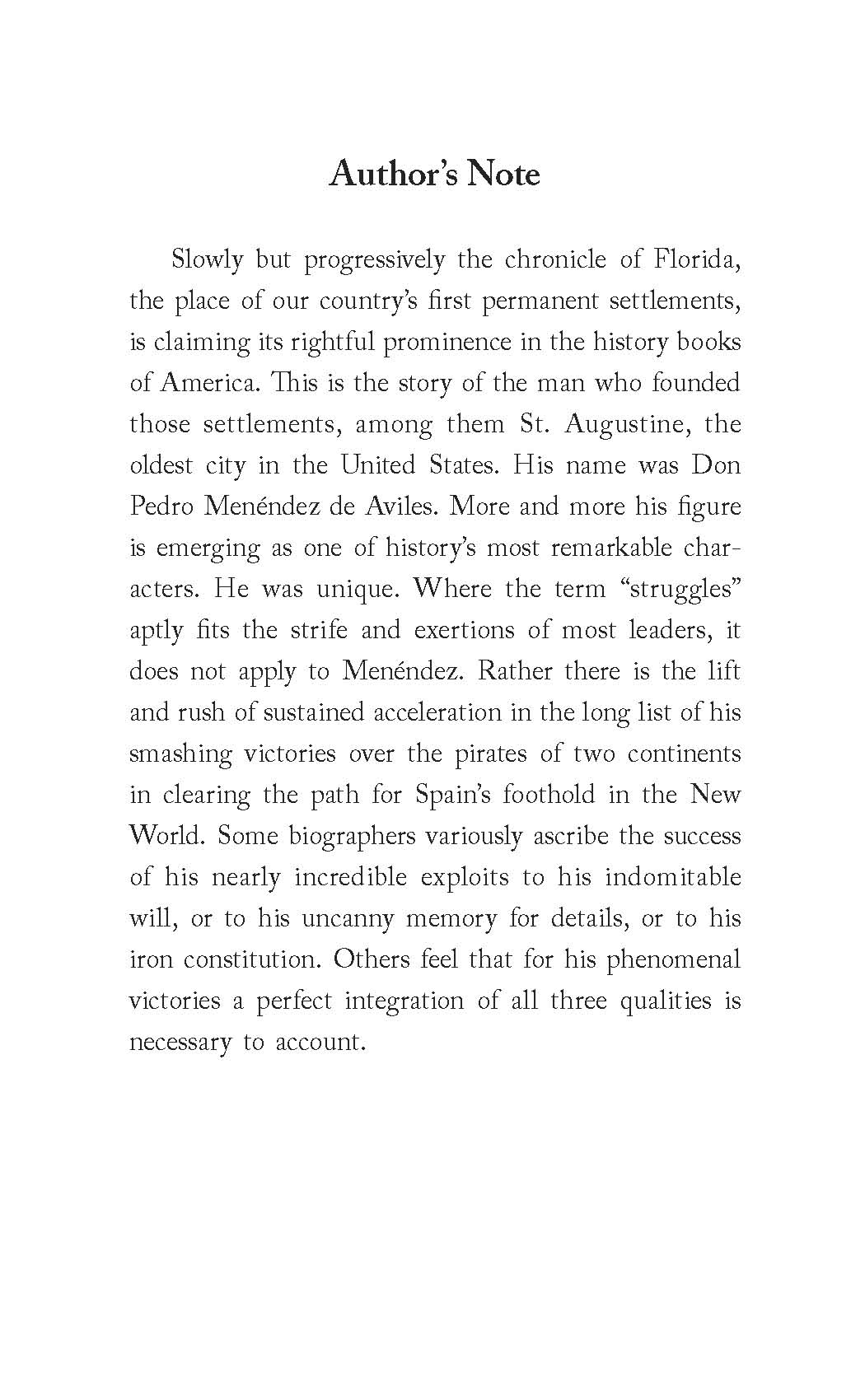 The Sea Tiger: The Story of Pedro Menéndez
