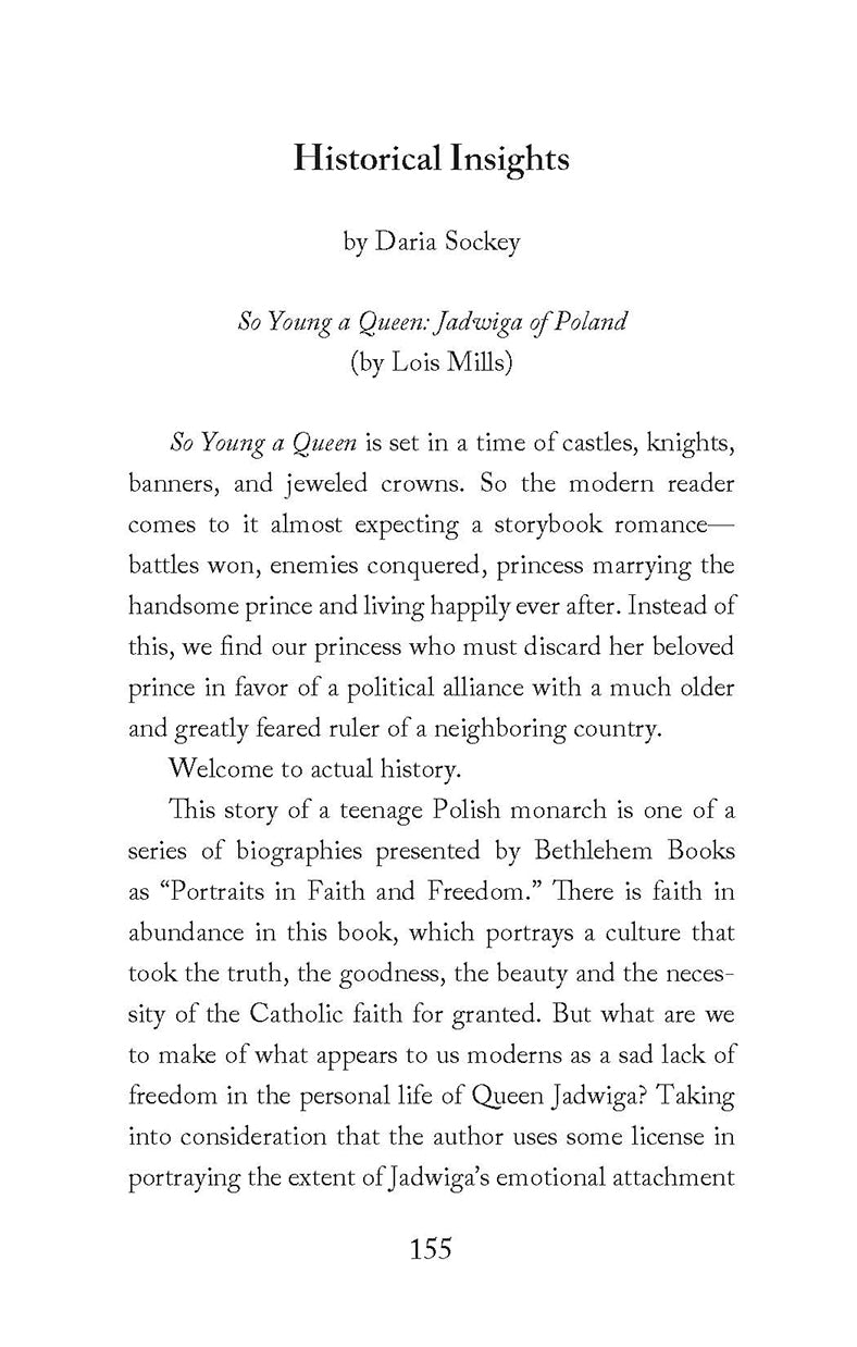So Young a Queen:  Jadwiga of Poland
