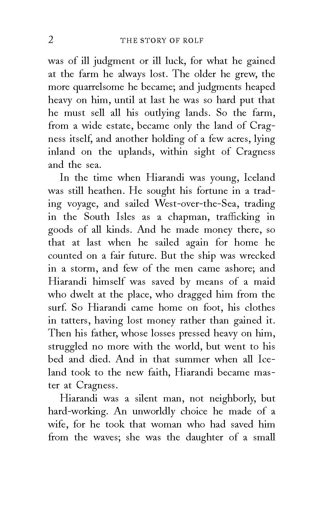 The Story of Rolf and the Viking Bow