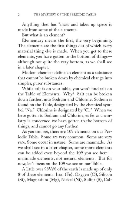The Mystery of the Periodic Table