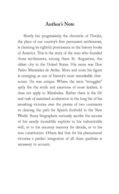 The Sea Tiger: The Story of Pedro Menéndez